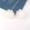 7.5cm Estilo Nuevo Cielo Estrellado Organza Borde Quemado Flor Accesorios para Ropa Flor de Borde Quemado de Organza Tocado Accesorios de Costura DIY en Stock