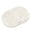 Alfombra Ovalada de Tierra de Diatomeas de Color Sólido Minimalista Moderna Alfombra de Baño Alfombrilla Absorbente para Pies Felpudo para Entrada