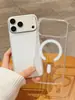 Capa Magnética de Celular em Acrílico Azul Geleira 18PRO Vinho Borgonha Case Magnético para Celular Borgonha