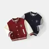 Chaqueta de Béisbol para Niños de Primavera y Otoño, Cárdigan Deportivo Estilo Coreano para Bebé, Cárdigan Superior de Otoño para Bebé, Comercio Exterior
