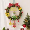 Guirnalda Decoración Navideña Anillo Colgante Palo Retorcido Flor Artificial Vid Puerta Material DIY Paquete Diseño Escena Navideña Colgante de Puerta