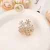 Nuevo Clip para Árbol de Navidad Transfronterizo Nuevo Pasador de Copo de Nieve Navideño Clip para el Cabello de Abuela con Goteo de Aceite Clip de Tiburón Pequeño