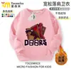 Sudadera con cuello redondo Escape from the Gate Figura de Roblox Unisex Ropa de forro polar para niños Primavera, Otoño e Invierno