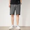 Pantalones cortos deportivos para hombre de verano, seda de hielo, secado rápido, pantalones de cinco puntos para niños, nuevos y modernos 2024, holgados, pantalones de running para hombre