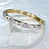 Nuevo brazalete de esmalte floral estilo chino, pulsera abierta de cloisoné de esmalte colorido, joyería de estilo tradicional chino para niñas, venta al por mayor desde la fábrica de origen