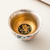 Taza de té de agua de pez dorado plateado Taza de Maestro Taza individual taza de té para el hogar juego de té kung fu de alta gama taza especial para té caja de regalo