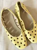 Zapatos planos súper suaves de piel de oveja calados para mujer, zapatos planos versátiles de punta cuadrada estilo ballet, sandalias de verano de punta cerrada