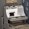 Un imprescindible para los dormitorios universitarios: un escritorio para portátil que se puede colgar del techo o colocar en una litera, un escritorio plegable y conveniente para usar en la cama