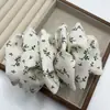 Pinza de Plátano Ondulada de Satén Plisado con Puntos Pinza para el Cabello Pinza de Plátano Horizontal de Flor Rota Estilo Coreano Nube Burbuja Clip para el Cabello de Mujer
