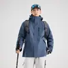Nueva chaqueta tres en uno para exteriores de talla grande para hombres y mujeres, ropa de trabajo para hombres para escalar en las montañas, abrigo cortavientos