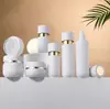 Botella de esencia con dispensador de presión nueva 50 g botella de crema de vidrio set de productos para el cuidado de la piel botella 120 ml botella dispensadora de vacío