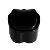 Caja para Dentadura Dental, Caja para Retenedor, Caja para Brackets, Caja de Almacenamiento de Dientes con Malla Tipo Dividido, Caja para Dentadura Completa