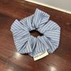 Coreano Rayas de Alfiler Azul Fresco Elegante Anillo para el Cabello de Intestino Grueso Simple y a la Moda para Salir Diadema para el Cabello Versátil Cuerda para el Cabello Accesorios para el Cabello