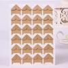 Accesorios para álbumes diy pegatinas de esquina creativas 24 piezas pegatinas de esquina de papel kraft retro pegatinas de esquina para fotos hechas a mano