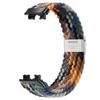 Para Huawei Bracelet 9 Correa de Nailon Trenzado HUAWEI band8 9 Broche Pulsera Arcoíris Trenzada de Nailon