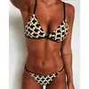 Comercio Exterior Transfronterizo 2026 Nuevo Bikini Sexy de Dos Piezas Europeo y Americano Ins Bikini de Dos Piezas Triángulo Traje de Baño al por Mayor