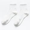 Calcetines negros de primavera y verano calcetines de mujer ins calcetines blancos de algodón de moda calcetines de color liso para parejas calcetines cortos para hombre y mujer