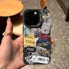 Etiqueta Retro da Moda Adequada para Capa de Celular Apple 16 Pro Max iPhone 15 Transfronteiriça 14 Pro Premium 17 Air