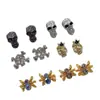 Novos acessórios de unha Halloween transfronteiriços, aranha escura, metal punk, coroa, caveira, unhas decorativas com strass