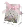 Caja de Regalo con Lazo de Flores, Recuerdo de Boda, Caja de Dulces de Agradecimiento de Alta Gama, Caja de Regalo de Cumpleaños Más Vendida Transfronteriza