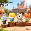 Set de Animales Locos de Dibujos Animados de Resina Simulada Adornos Pequeños DIY Resina Simulada Adornos Pequeños 3D Accesorios para Colgantes