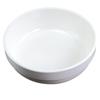 Tazón de sopa de cerámica de color bajo cubierta comercial antiguo coreano blanco color sólido grande sopa de verduras 10 pulgadas vajilla restaurante tazón redondo de arroz