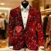 Chaqueta de Traje de Fiesta de Dos Botones con Impresión Digital 3D Top Casual Venta Directa de Fábrica Origen Venta Caliente Transfronteriza Otro