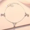 Pulsera Cuadrada Única Cepillada de Superficie Mate Estilo Japonés y Coreano Dulce Sencilla de Moda Combinable Estudiante Fresca