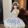 Borboleta dos Sonhos~Design Original da Menina Açúcar Branco, Novo Vestido Lolita, Vestido Suspensório Jsk Estilo Ballet