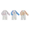 Trajes de Banho Infantis Personalizados com Estampas de Desenho para Meninas e Meninos, Fofos Trajes de Banho Peça Única de Manga Longa com Estampas no Atacado
