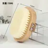 Cepillo de Masaje de Doble Cara Cerdas Bala Cepillo de Baño Corporal Mango de Madera Cepillo de Lufa Nanzhu Hemu Cepillo de Baño
