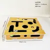 Caja de Juego de Rompecabezas Consumidor de Energía de Gato Transfronterizo, Palo Juguete para Rascar Gatos, Cascabel, Caja Laberinto, Juguete para Gatos, Gadget de Entretenimiento Propio para Aliviar el Aburrimiento