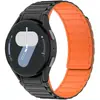 Adecuado para Samsung Watch7 Correa Magnética Fuerte de Silicona 4/5/6/7, Conexión Suave de Silicona sin Costuras, Versátil