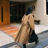 Gabardina de mujer, primavera y otoño, nueva, popular, de longitud media, estilo coreano, por encima de la rodilla, holgada, estilo británico, elegante y de alta gama.