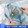 Bolsa Cosmética Transparente Nueva Gran Capacidad Bolsa de Almacenamiento para Artículos de Tocador de PVC Bolsa para Baño Natación Playa Bolso Popular de PU Mate