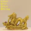Adorno de Dragón de Latón, Dragón Propicio Jugando con una Perla, Dragón de Metal Escupiendo Agua, Decoración de la Esquina Sudeste, Decoración de Sala de Estar, Dragón Chino