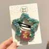 Diadema Luminosa Navideña de Dibujos Animados Pinzas para el Cabello Diadema Dulce Linda de Astas Ambiente Pinzas de Felpa para el Cabello para Niños