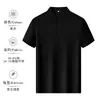 Camisa Polo Personalizable Unisex Verano Transpirable Cuello Solapa Manga Corta Oficina de Negocios Ropa de Trabajo de Alta Gama Estampar Logo