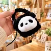 Bolsa de Fone de Ouvido de Pelúcia Acabada Porta-Moedas Panda Gato Kt Desenho Animado Fofo Capa Protetora para Fone de Ouvido Bluetooth Pingente de Chaveiro