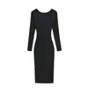 Vestido Maxi Largo de Manga Larga Plisado Adelgazante Cintura Ajustada Color Caramelo Estilo Coreano Nuevo Otoño 2026 Escote Corazón