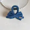 Pinza para el pelo de tela vaquera Moda femenina Clip de lazo Adorno para el pelo Pinza trasera para el pelo Pinza de tiburón grande Pinza para el pelo
