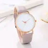 Relógio de Pulso Feminino de Luxo Moda Pulseira de Couro Simples Quartzo Relógio Feminino