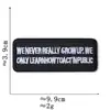 Parches bordados al por mayor transfronterizos, insignias bordadas rectangulares, parches decorativos en inglés para chaqueta de trabajo retro americana