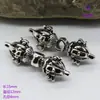 Suministro Directo de Fábrica Aleación de Plata de Xizang Campana Vajra Mazo Vajra Nube Trasera Pulsera DIY Accesorios de Joyería Rudraksha Venta al por Mayor