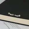 Novos Brincos Personalizados com Zircônia Micro-Incustada para Mulheres 2026, Brincos Geométricos Simples de Design de Nicho, Brincos Versáteis