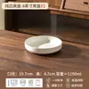 Platos blancos puros bajo esmalte, vajilla para el hogar, platos para vaporizar profundos, platos cerámicos profundos especiales para freidoras de aire y bandejas para hornear
