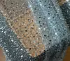 Tejido de Malla con Lentejuelas y Cuentas de Alta Resistencia Encriptado Vestido de Novia Vestido de Noche Tejido para Ropa Ancho de 1.5 Metros Tela de Encaje para Manualidades