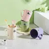 Escova de dentes copo enxaguatório bucal copo simples escova de dentes copo escova de dentes balde escova de dentes copo criativo homens e mulheres casal terno doméstico escova de dentes copo portátil