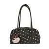 Linda moda de lunares moderna otoño 2026 gran capacidad nueva estilo coreano bolso de hombro bandolera bolso de axila