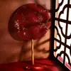 Nuevo Abanico Tuan de Mango Largo Antiguo Bronceado Tuan Fan Bordado Tuan Fan Abanico de Novia Boda Estilo Chino Seda de Imitación